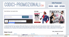 Desktop Screenshot of codici-promozionali.com